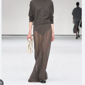 COS Stone Sheer Maxi Organza Skirt BNWT